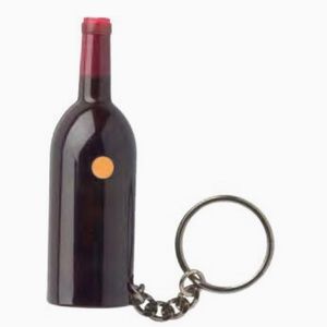 NWT Laetitia Bottle of Wine Keychain w/Light